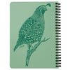 Quail Summer Green Spiral Notebook-CA LIMITED