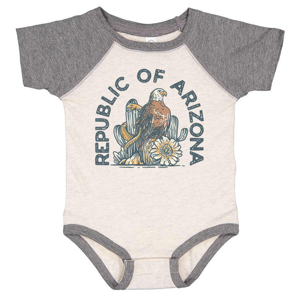 Republic of Arizona Baseball Baby Onesie-CA LIMITED