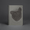 Sailor Bear Grey Spiral Notebook-CA LIMITED