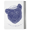 Sailor Bear White Spiral Notebook-CA LIMITED