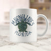 Sea Turtle FL Blue Ceramic Mug-CA LIMITED