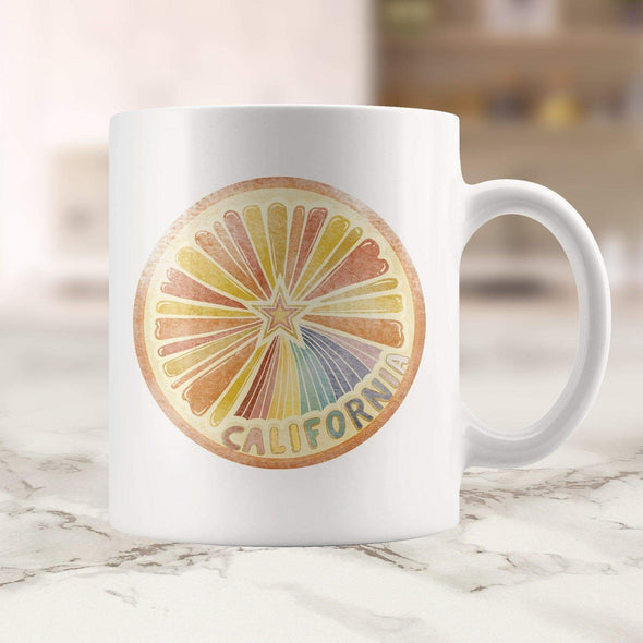 Starburst Orange Mug-CA LIMITED