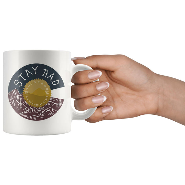 Stay Rad CO Ceramic Mug-CA LIMITED