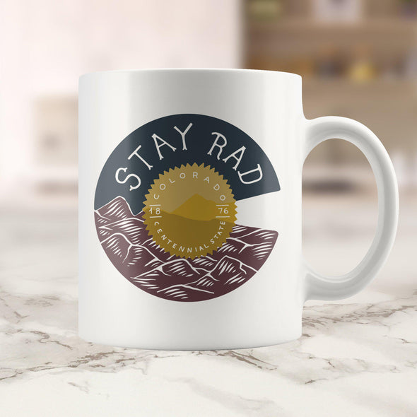 Stay Rad CO Ceramic Mug-CA LIMITED