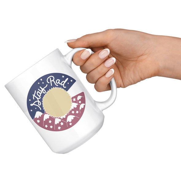 Stay Rad Cute CO Ceramic Mug-CA LIMITED