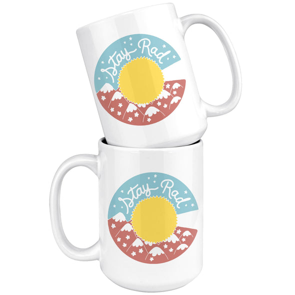 Stay Rad Cute CO Ceramic Mug-CA LIMITED