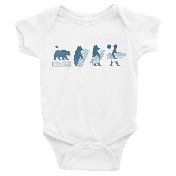 Surf Bear Baby Onesie-CA LIMITED