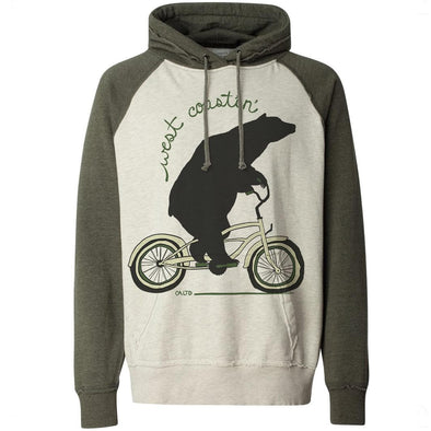 West Coastin Raglan Hoodie-CA LIMITED