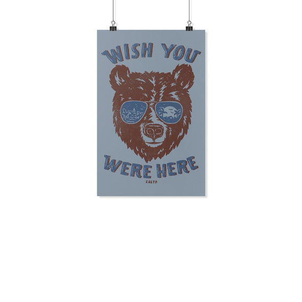 Wish Bear Blue Jean Poster-CA LIMITED