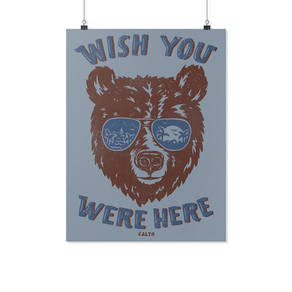 Wish Bear Blue Jean Poster-CA LIMITED