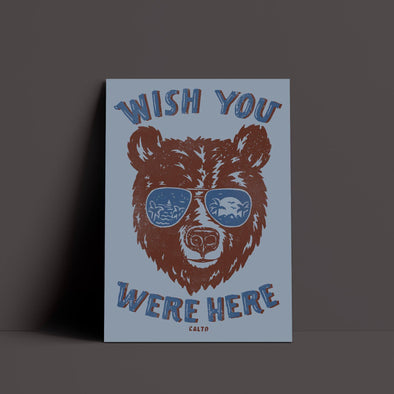 Wish Bear Blue Jean Poster-CA LIMITED