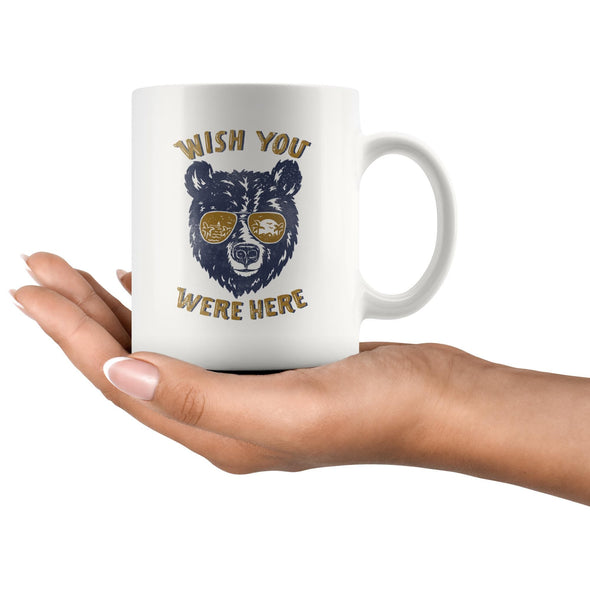 Wish You Were Here Gold Glasses Mug-CA LIMITED