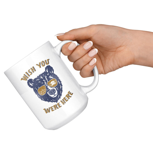 Wish You Were Here Gold Glasses Mug-CA LIMITED