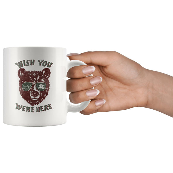 Wish You Were Here Green Glasses Mug-CA LIMITED