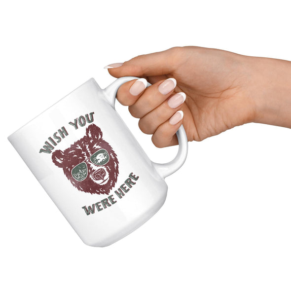 Wish You Were Here Green Glasses Mug-CA LIMITED