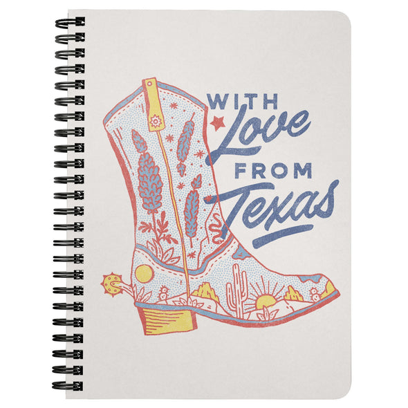 With Love TX Spiral Notebook-CA LIMITED